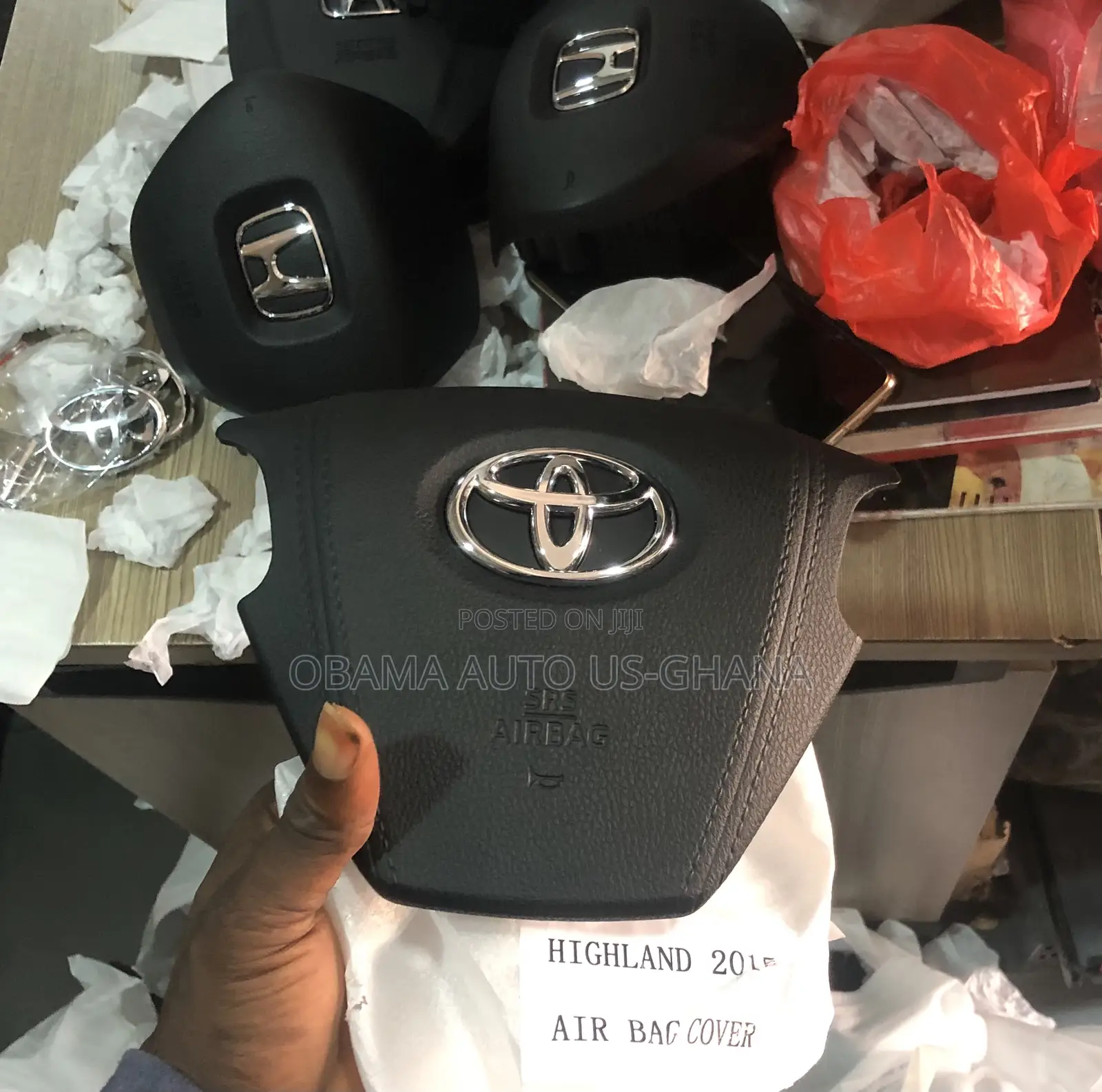Highlander 2014 2015 2016 2017 2018 2019 Steering Airbag Cover