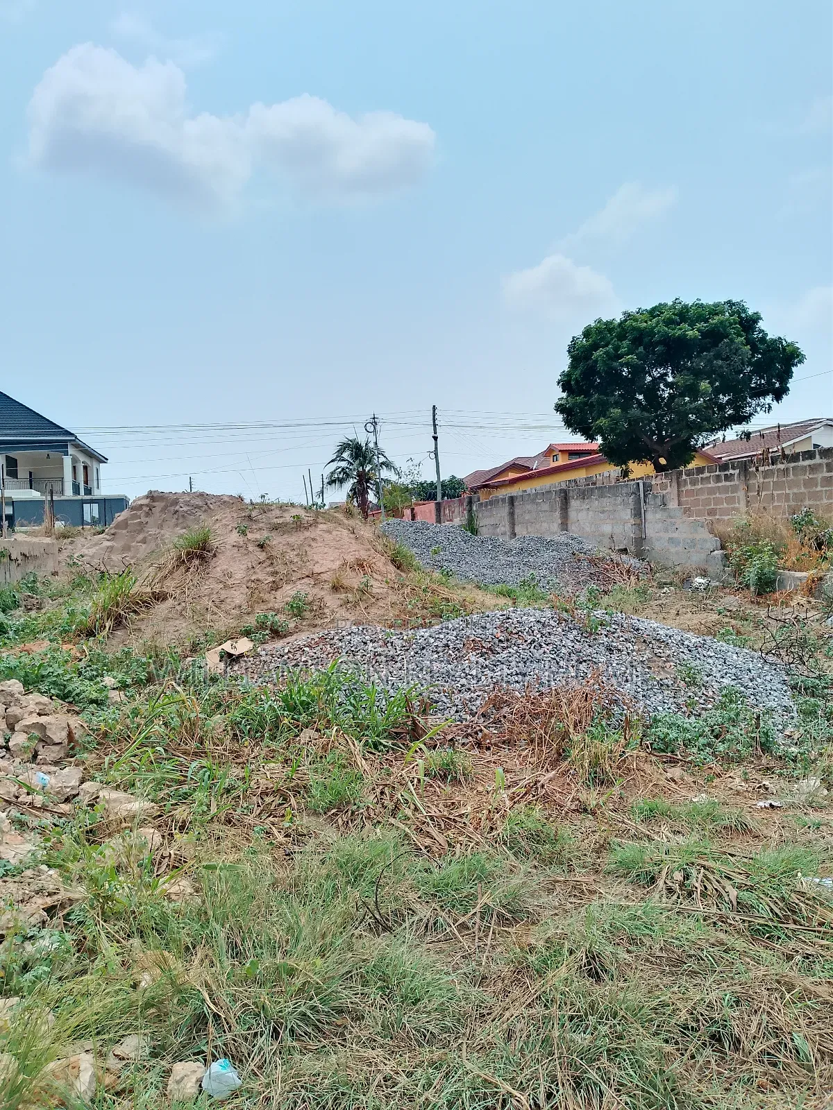 TDC Walled 60 by 140ft Half Plot of Land 4sale,Spintex
