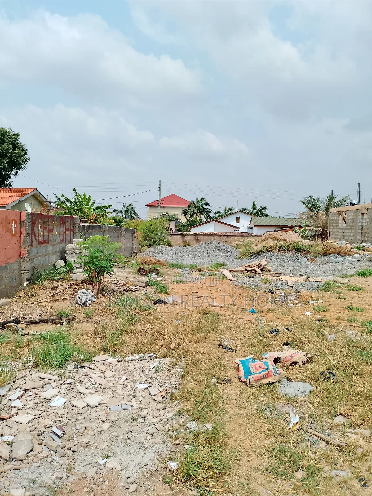 TDC Walled 60 by 140ft Half Plot of Land 4sale,Spintex