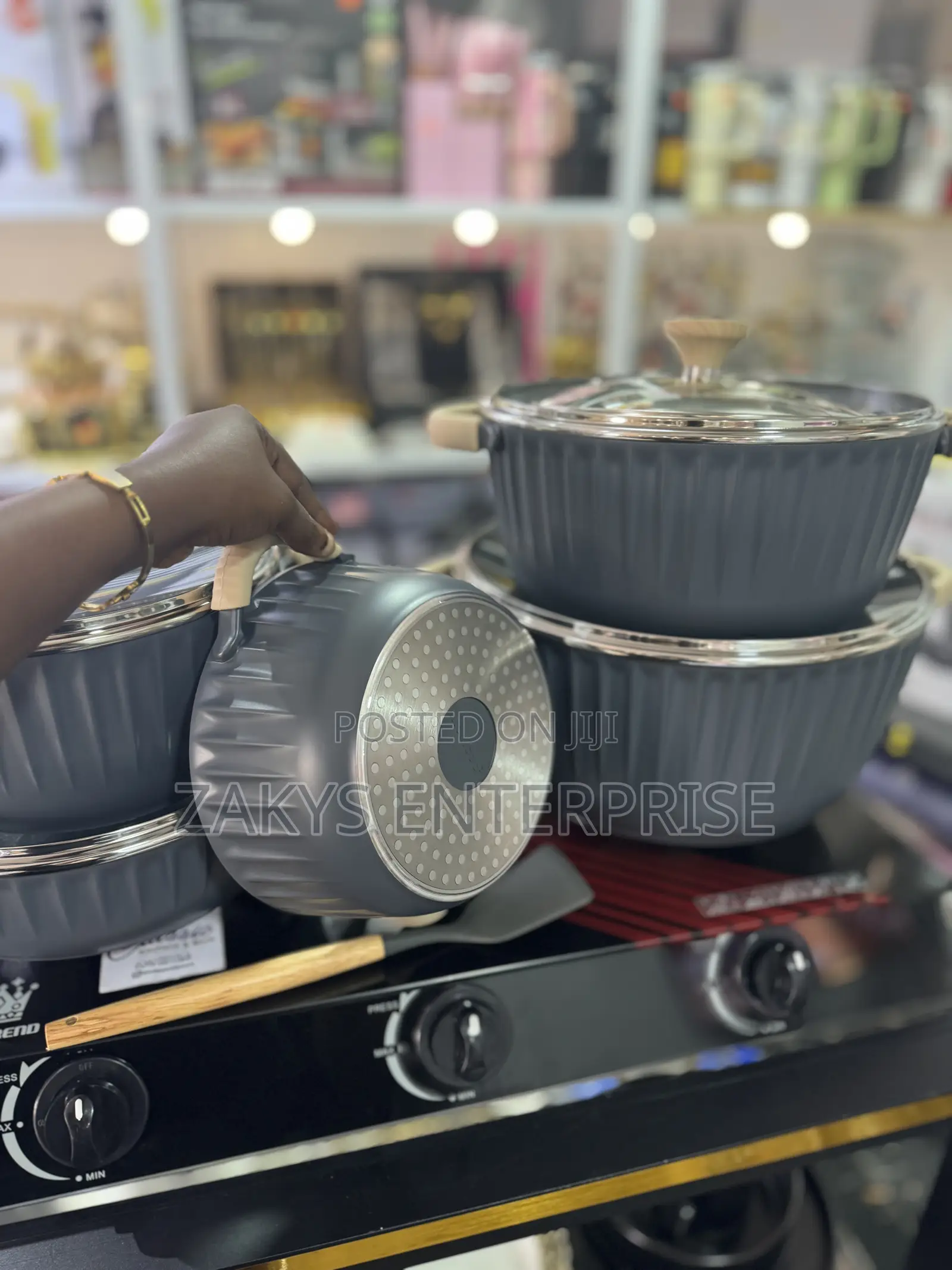 Momco Granite Non Stick Cookware Set 10pcs