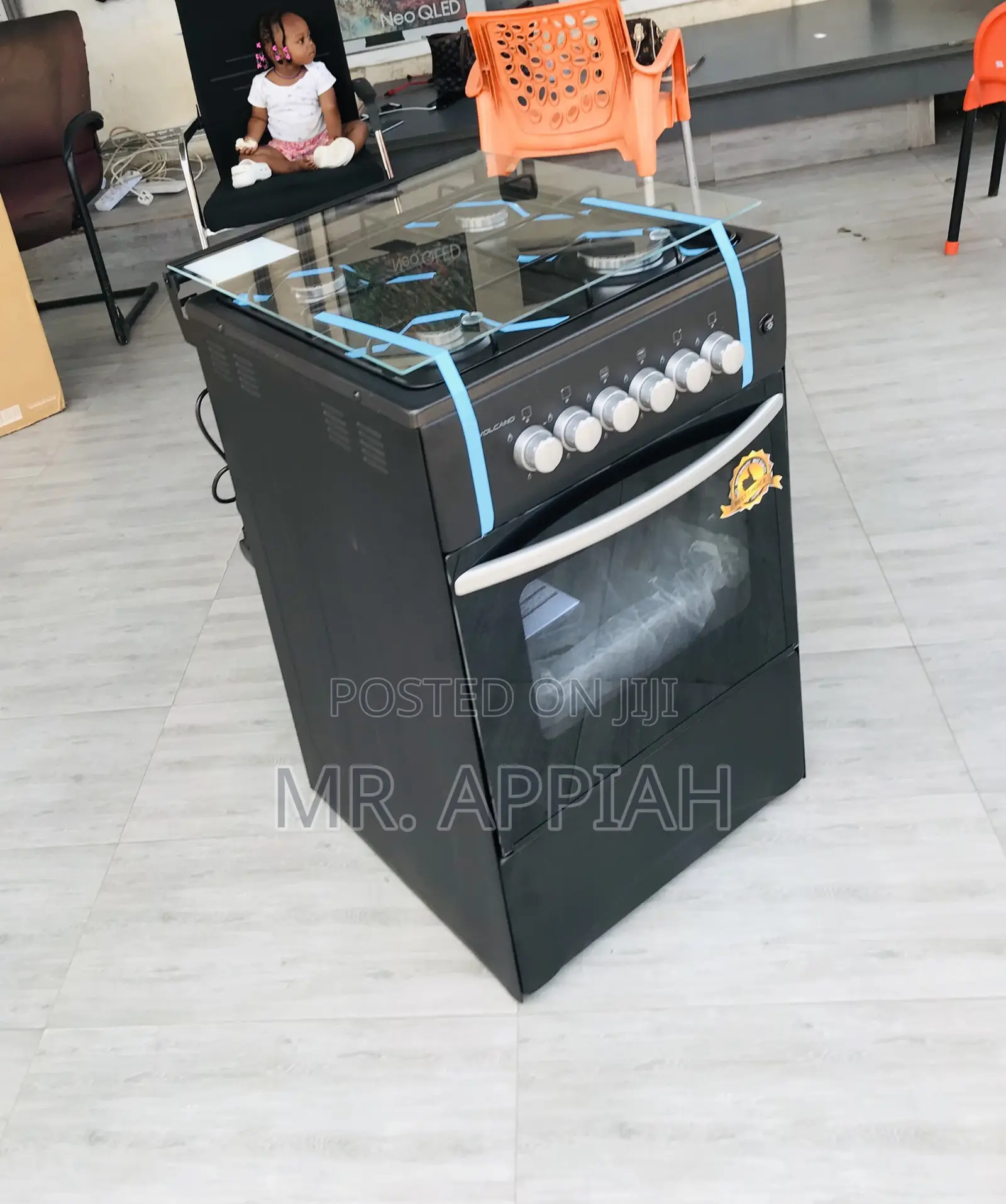 Choose Unique 50x50 Gas Oven 4 Burner(Volcano).