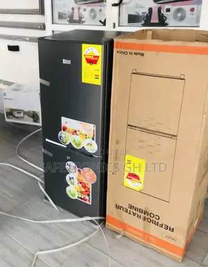 - Trusted Galaxy GLX-200BF Bottom Mount Doubledoor Fridge