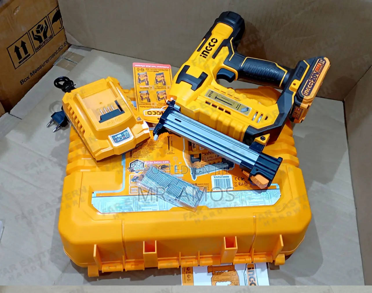 Lithium-Lon Cordless Brick Nailer 20v - Cstli3808