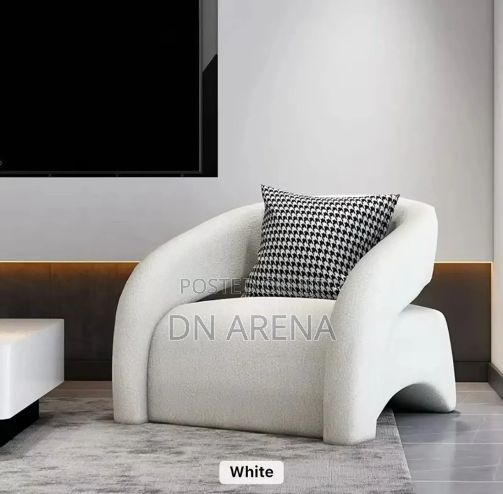 Memory Foam Lamb Velvet Leisure Chair Single Person Sofas