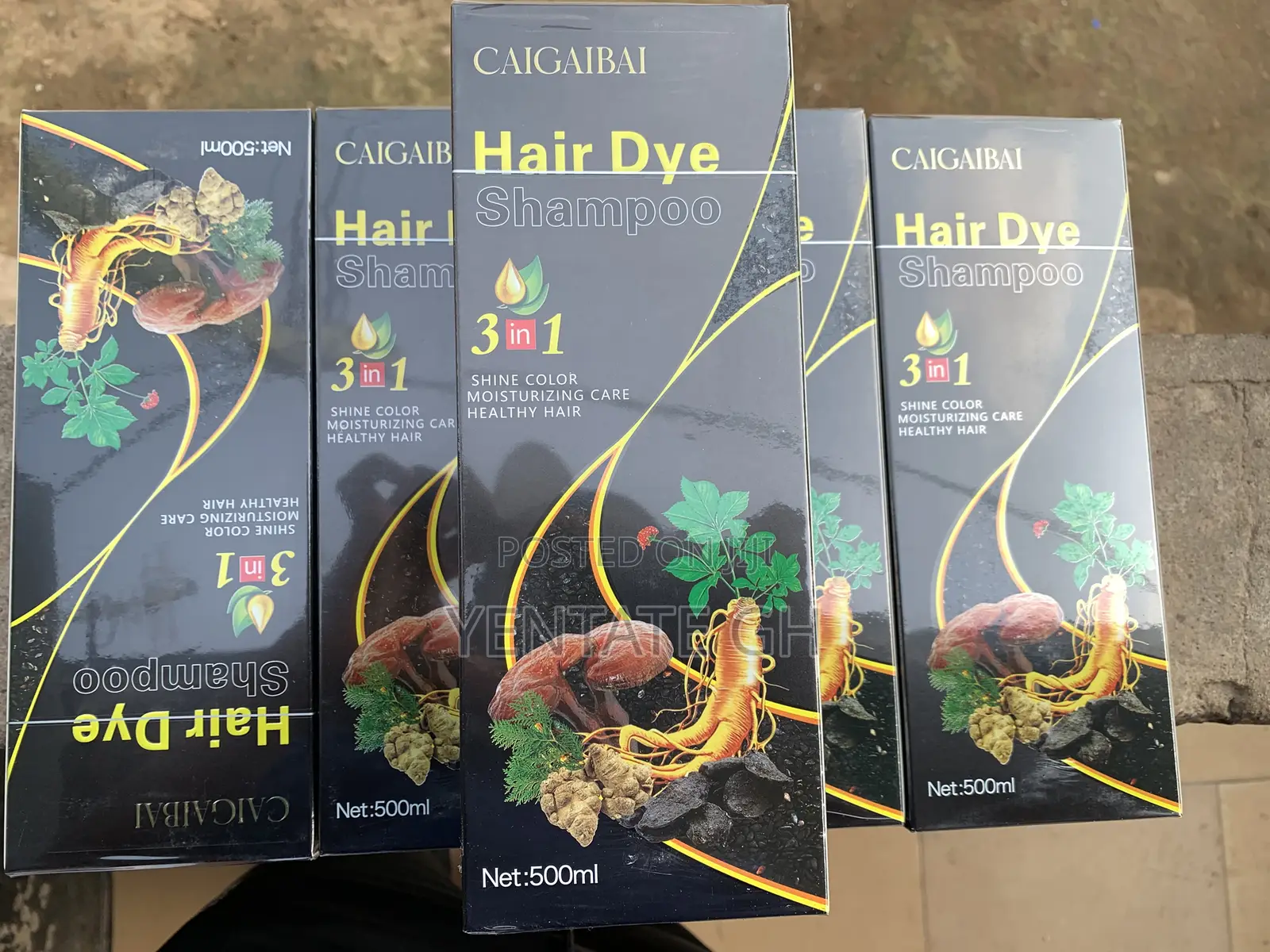 Caigaibai Black Hair Dye Shampoo
