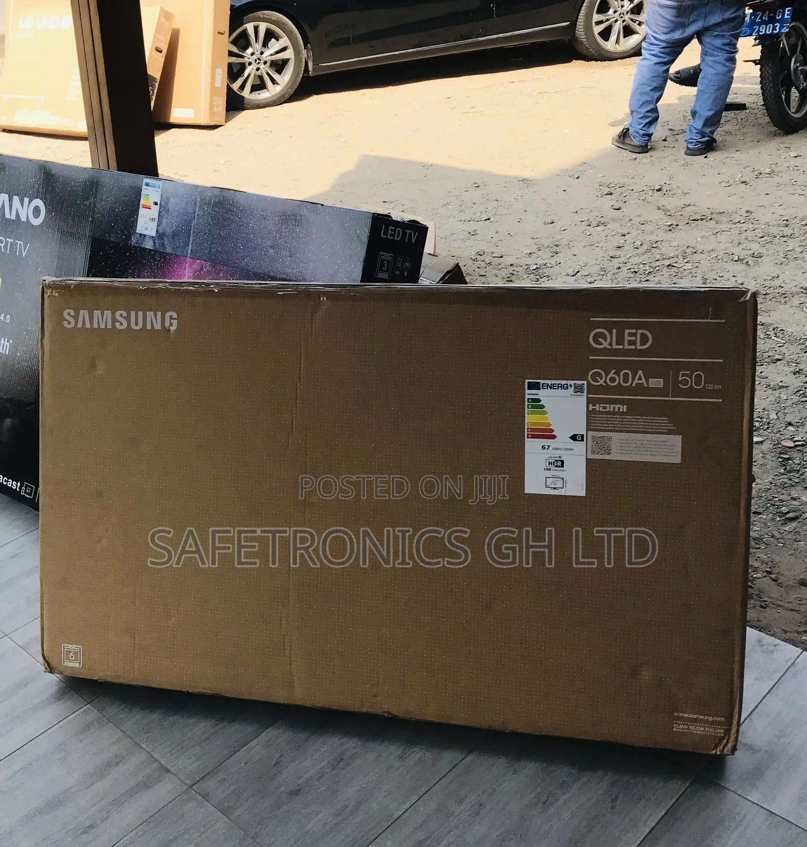 Clear Qled Samsung Smartscreen 50 Inch UHD Q60B Tv