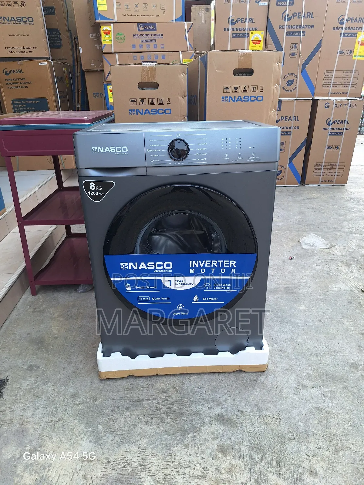 Front Load Nasco 8 Kg Fully Automatic