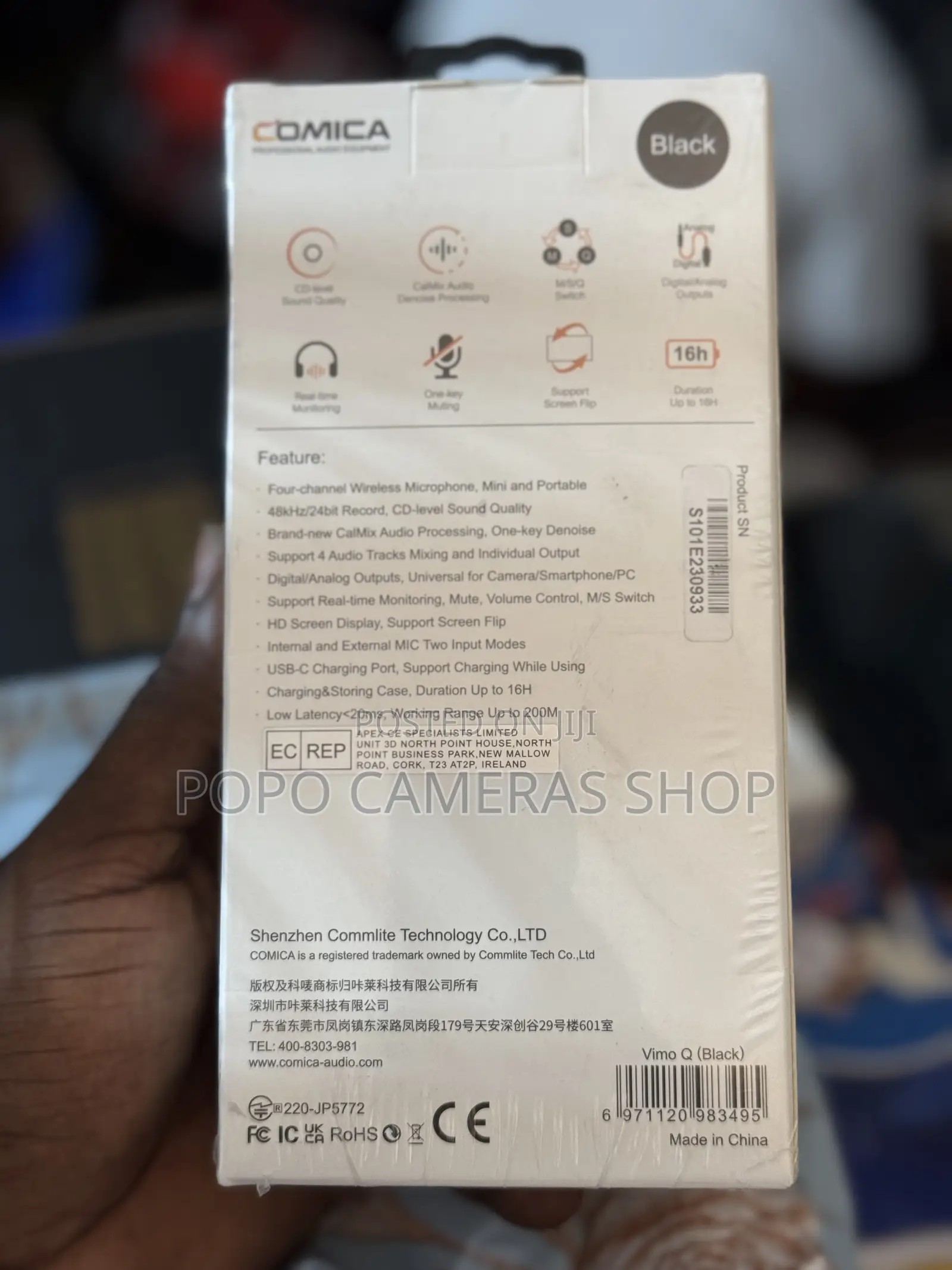 Comica Vimo Q4 Channels Professional Lapel