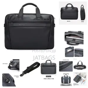 15-16" Black Shoulder Waterproof Laptop Bag (Free Delivery)