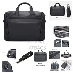 15-16" Black Shoulder Waterproof Laptop Bag (Free Delivery)