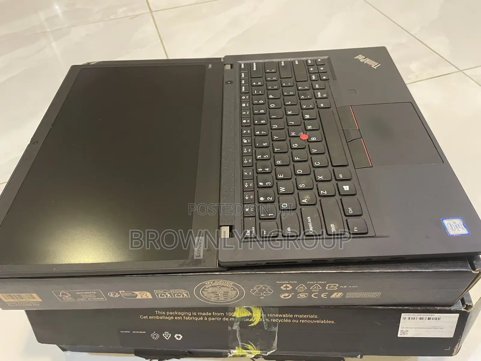New Laptop Lenovo Thinkpad T490s 8GB Intel Core I5 SSD 256GB