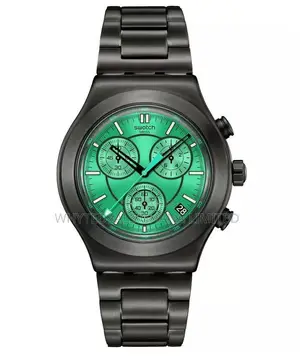 Photo - Swatch Irony Obsessively Obsidian Chronograph Watch