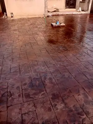 Stamp Decorative Floor Design ( Small Ashlar)