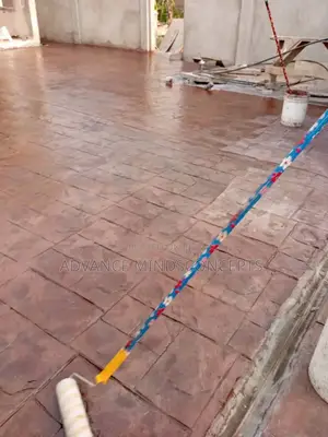 Stamp Decorative Floor Design ( Small Ashlar)