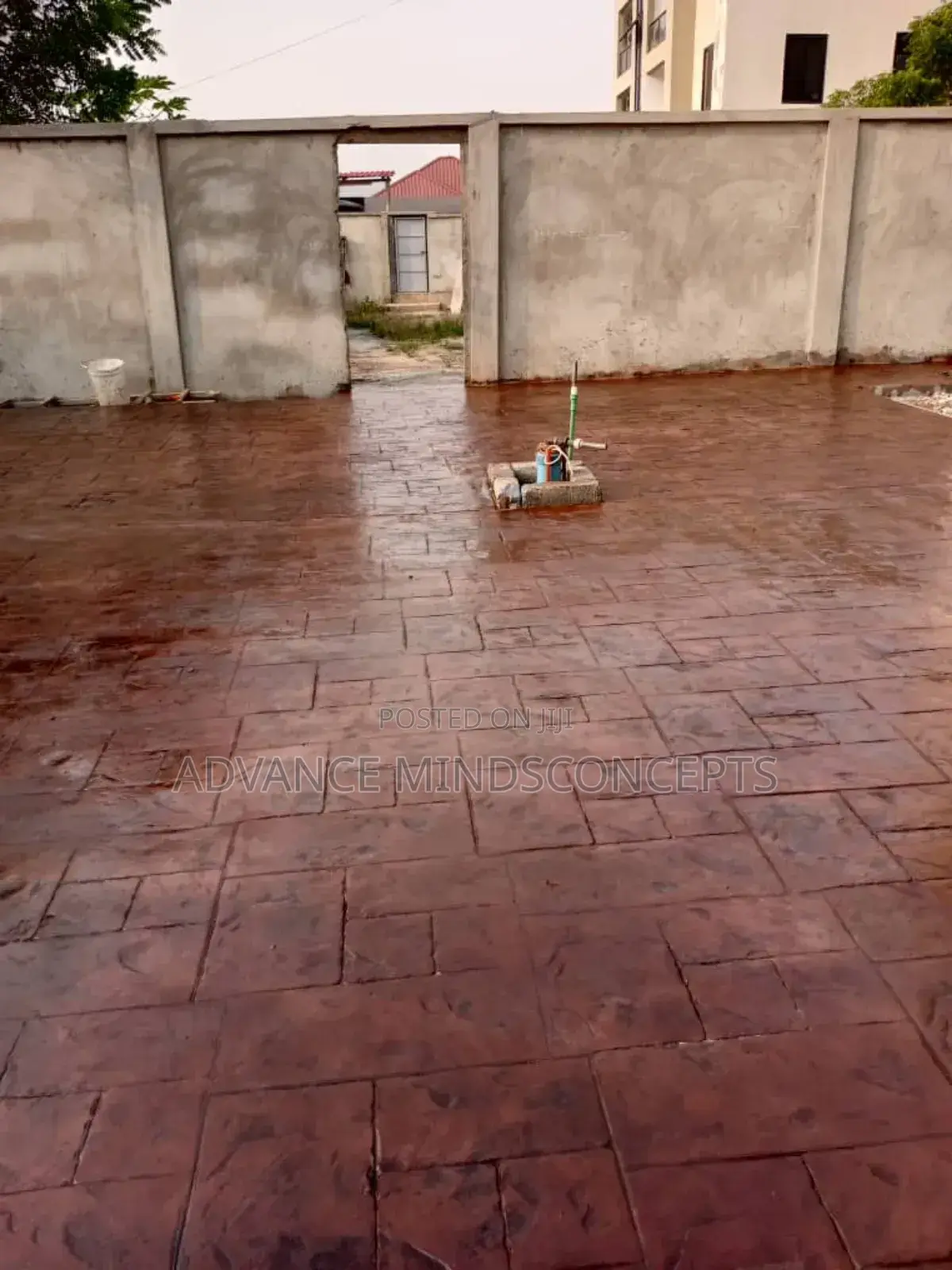 Stamp Decorative Floor Design ( Small Ashlar)