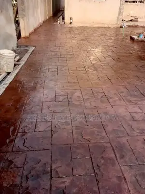 Stamp Decorative Floor Design ( Small Ashlar)