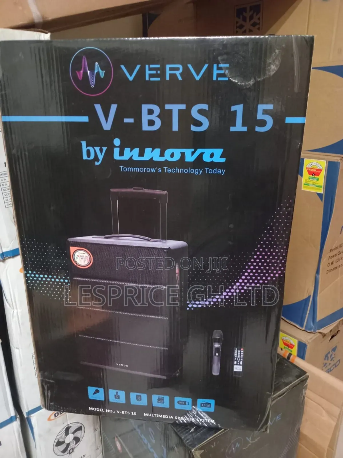 Powerful Sound: Innova v-BTS 15, 150 Watts!