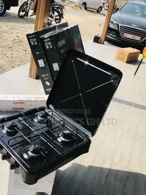 4 Burner Yucel Black Tabletop Cookerb