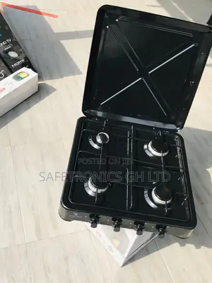 Shop Quality Yucel Black 4 Gas Burner Tabletop