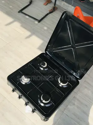 Fast Yucel Tabletop 4 Gas Cooker Black