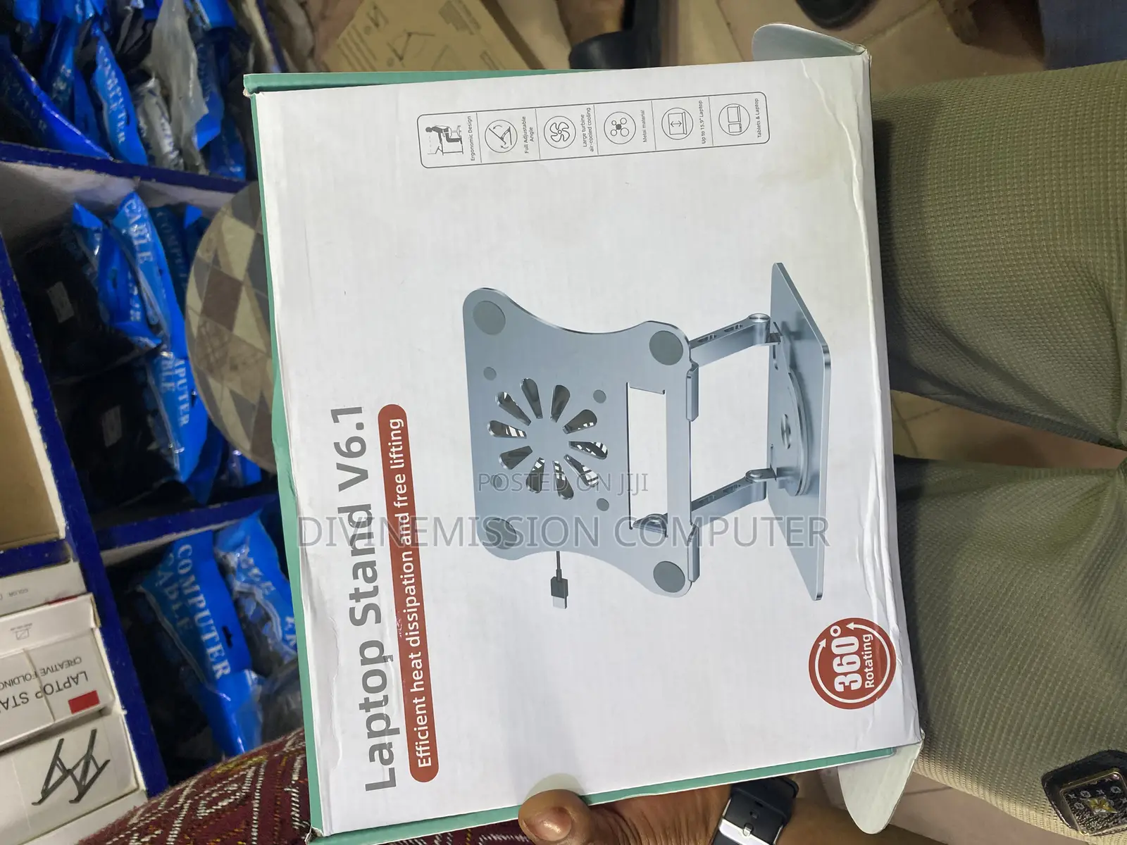 Laptop Stand V6.1 With Fan and Efficient Heat Dissipation