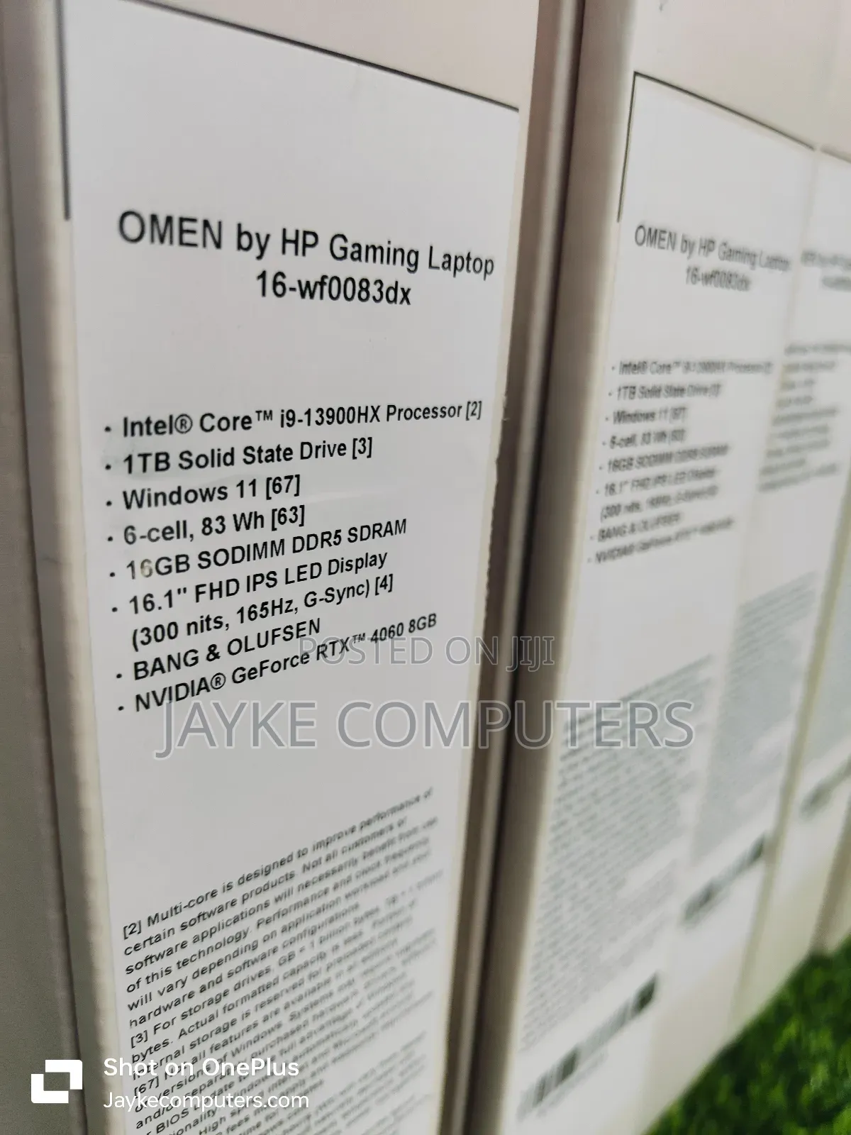 New Laptop HP Omen 16 16GB Intel Core i9 SSD 1T