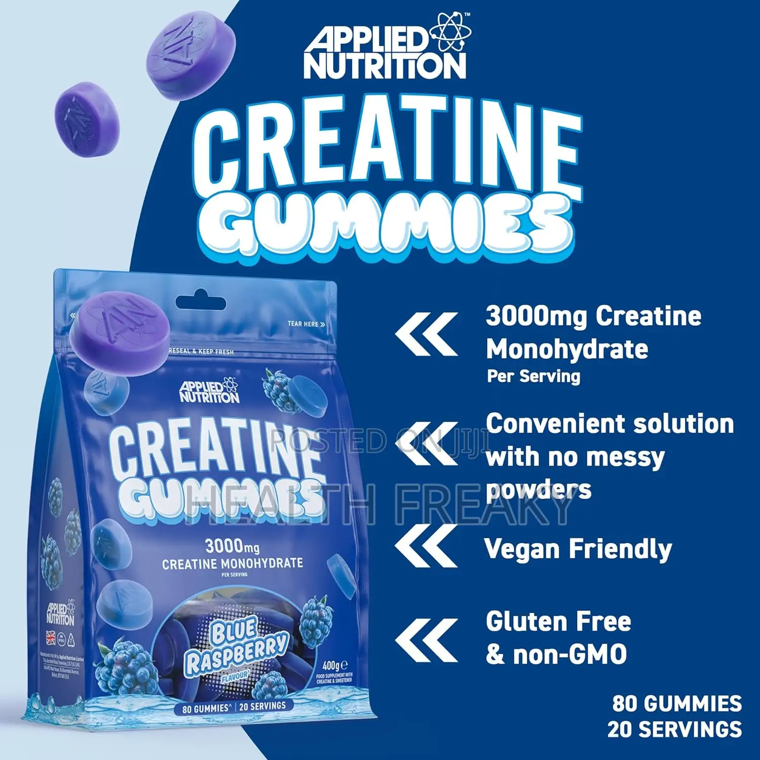 Creatine Applied Nutrition Creatine Gummies Muscle Builder