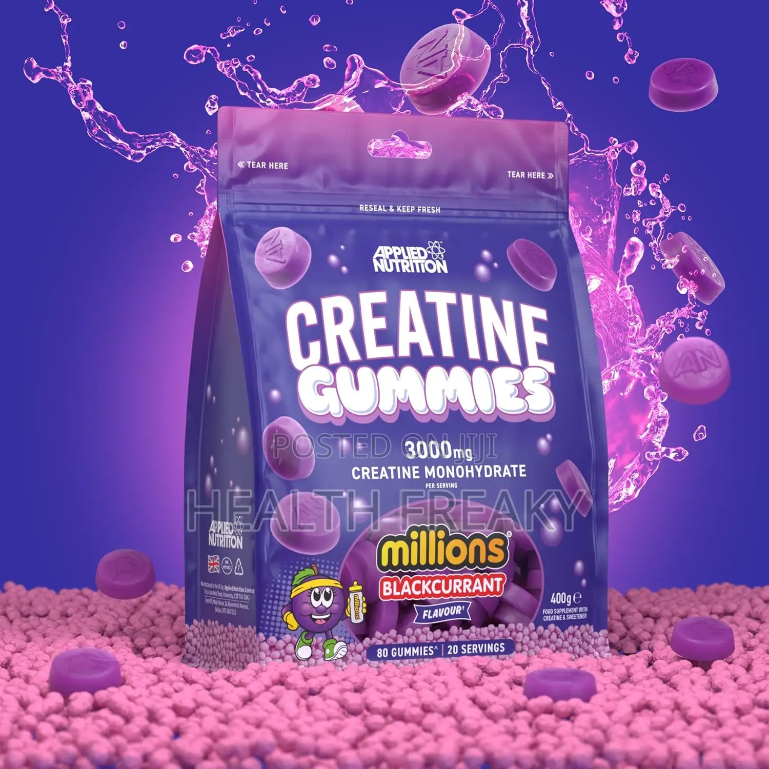 Creatine Applied Nutrition Creatine Gummies Muscle Builder