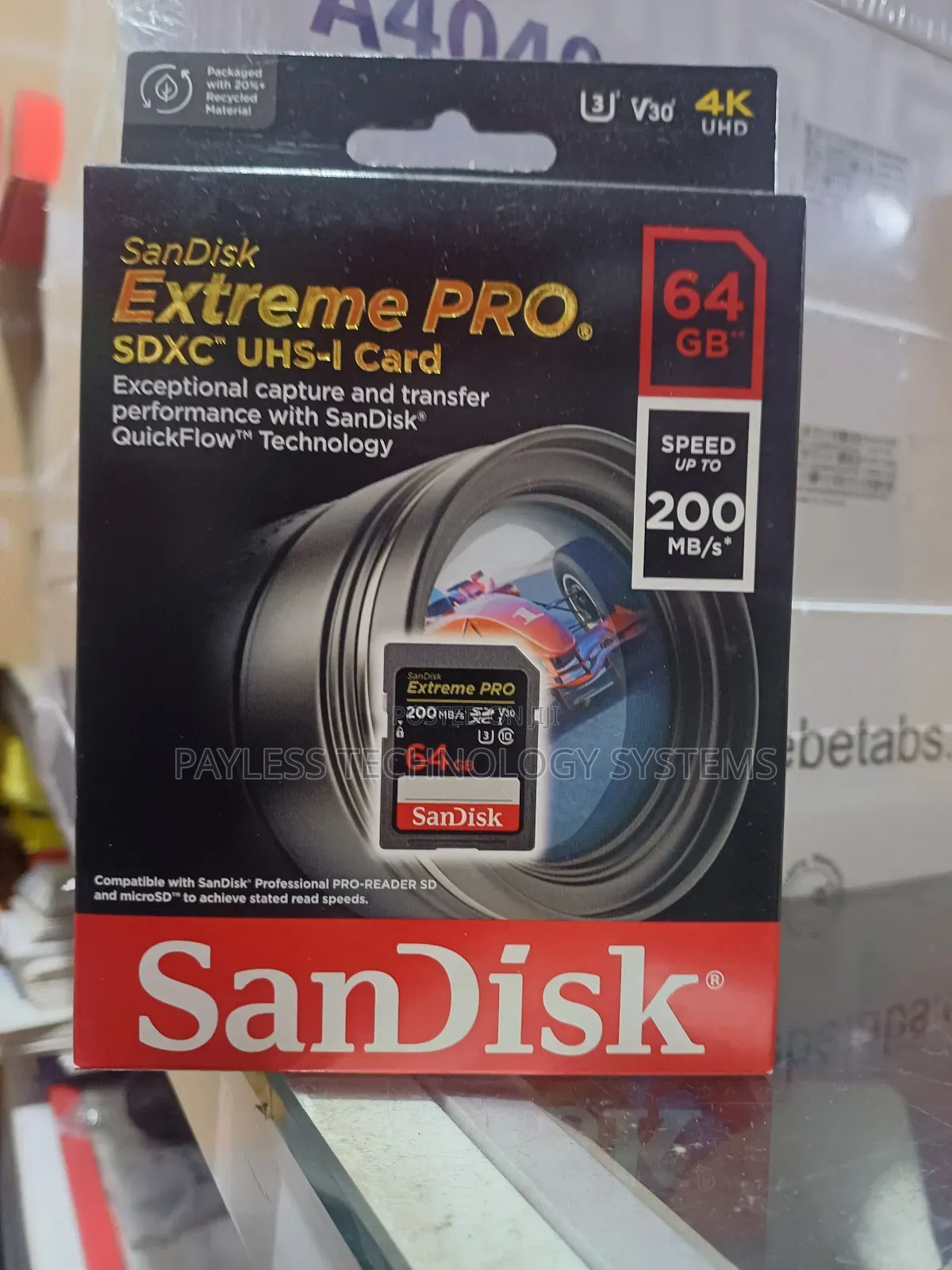 Sandisk 64gb Extreme Pro Camera Memory Card