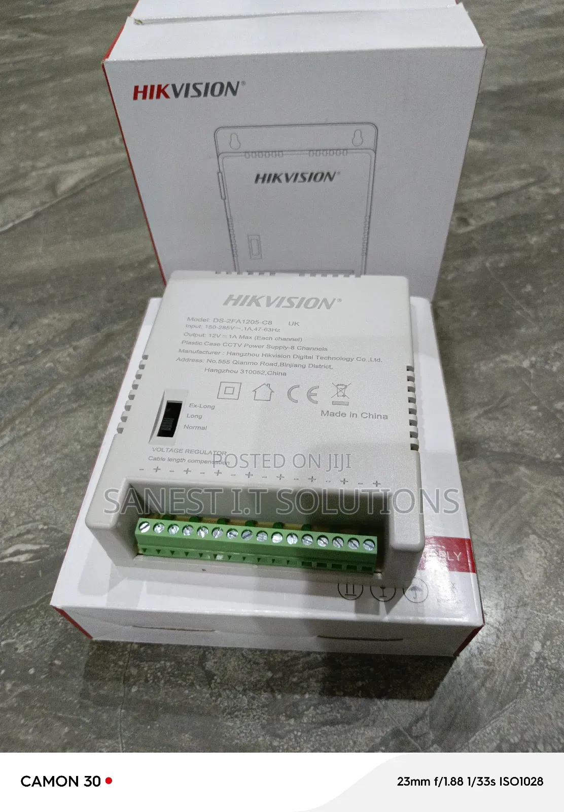 8 Channel Power Supply Hikvission