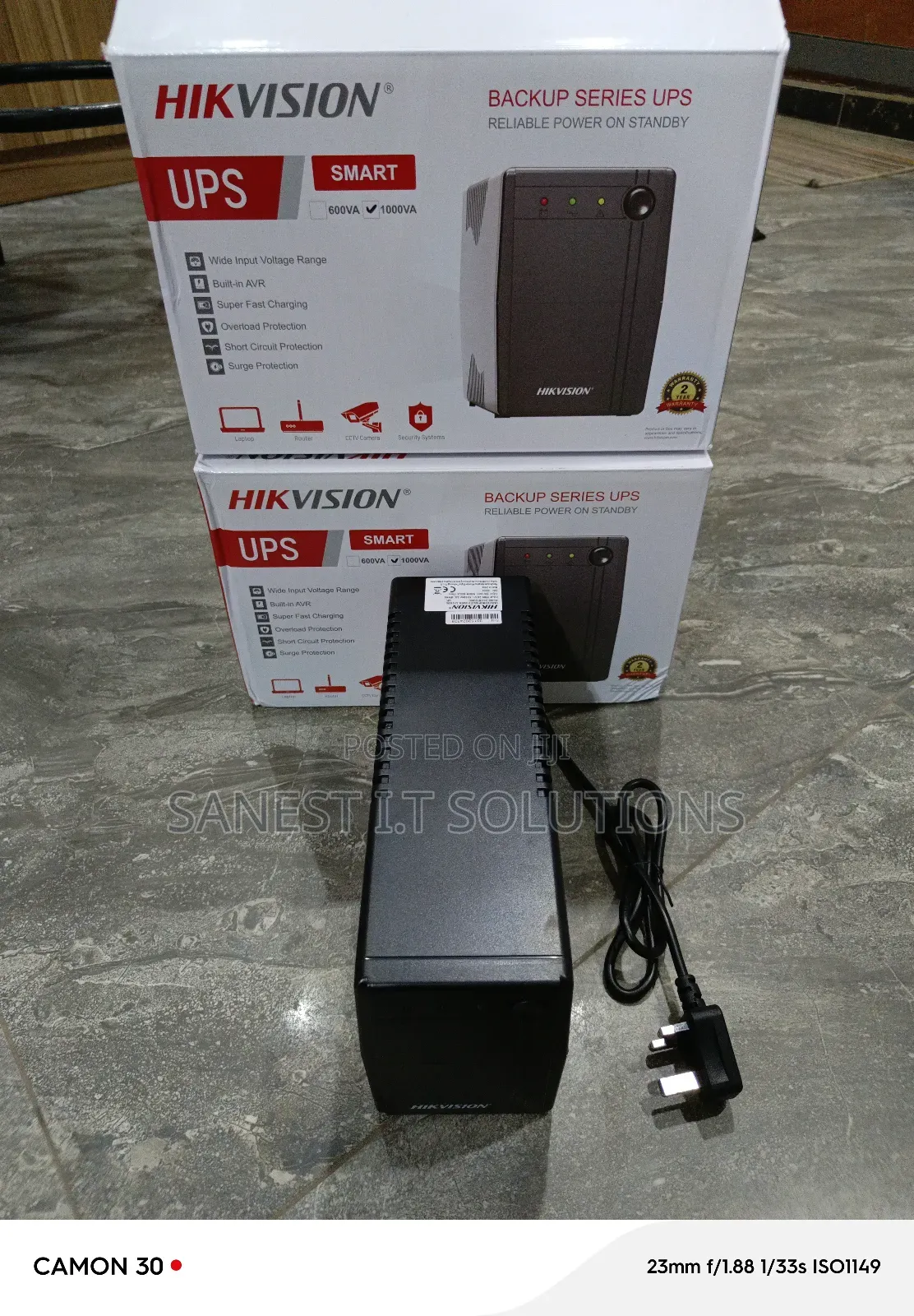 Uninterrupted Power Supply 1000va Hikvission