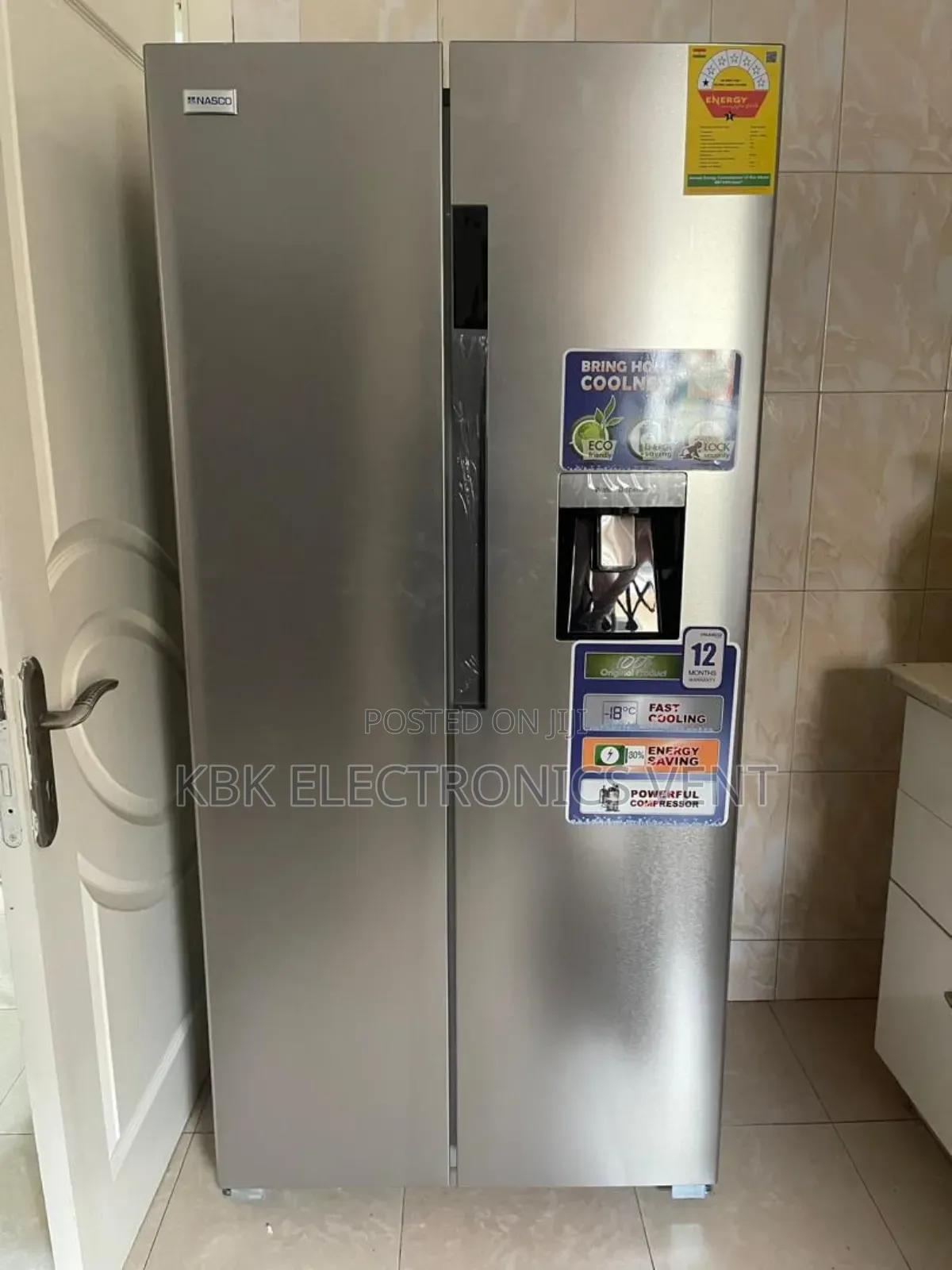Nasco 450ltr Side/Side Fridge Water Dispenser