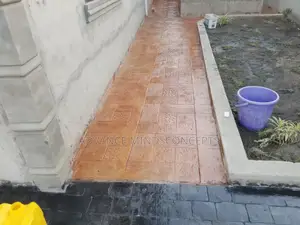Concrete Stamp Design ( Terracotta With Black)