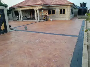 Concrete Stamp Design ( Terracotta With Black)