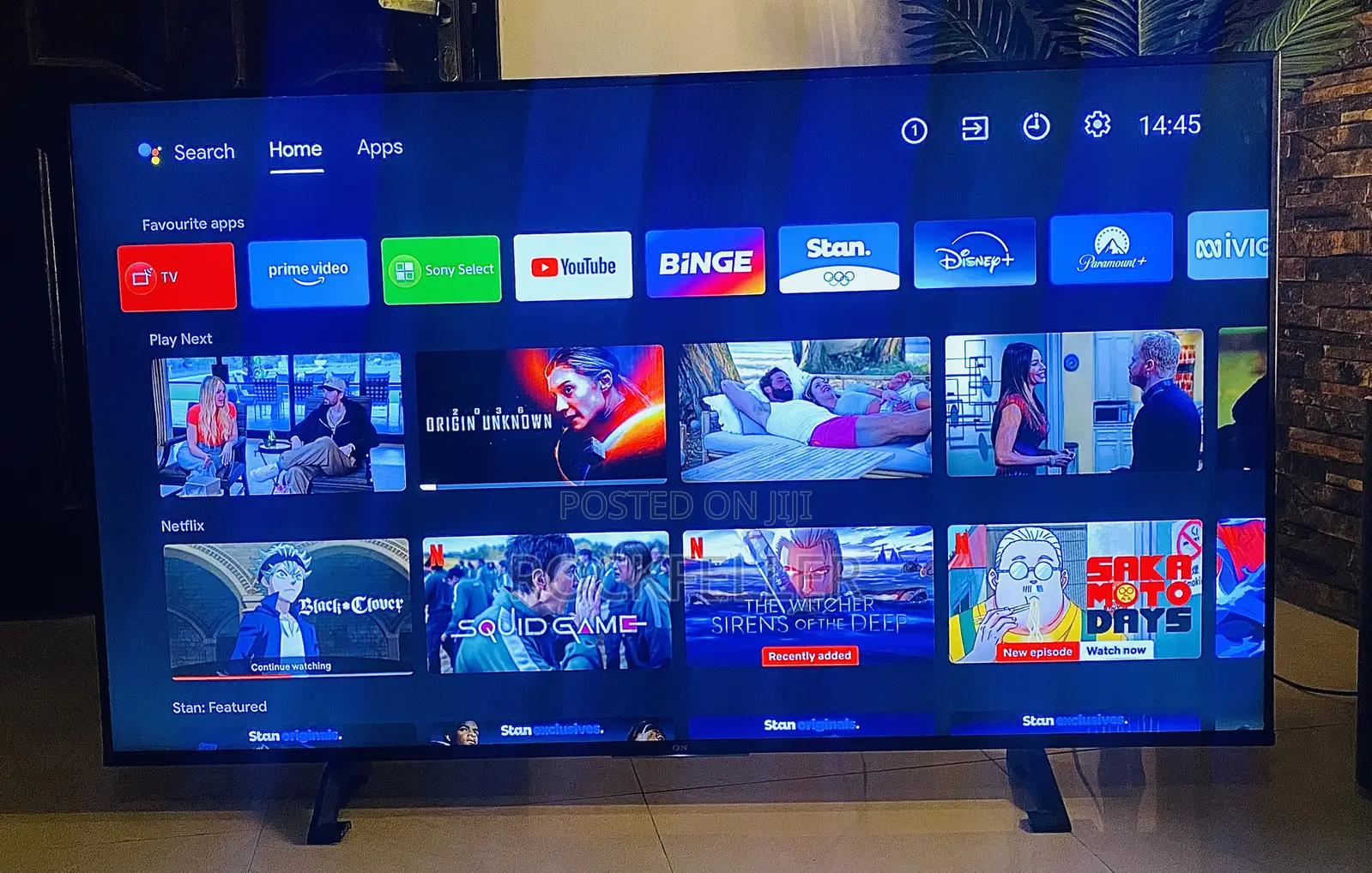 Uk Used Sony Bravia Android Smart Uhd HDR 55 Inches