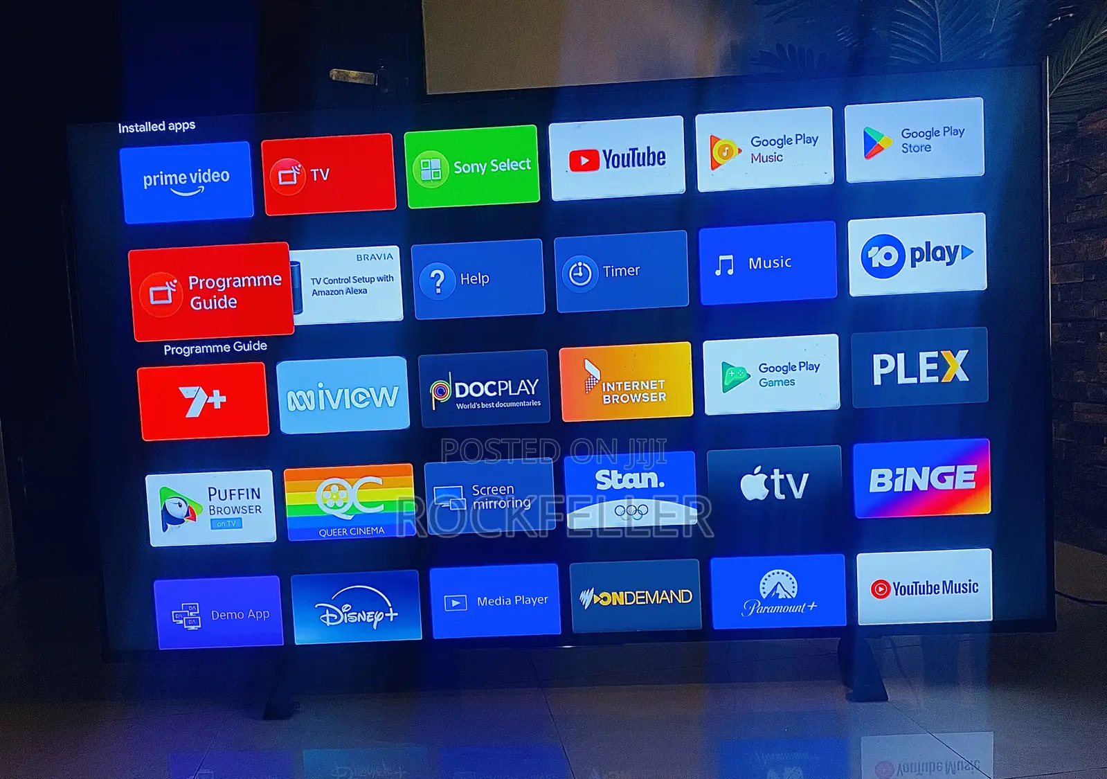 Uk Used Sony Bravia Android Smart Uhd HDR 55 Inches