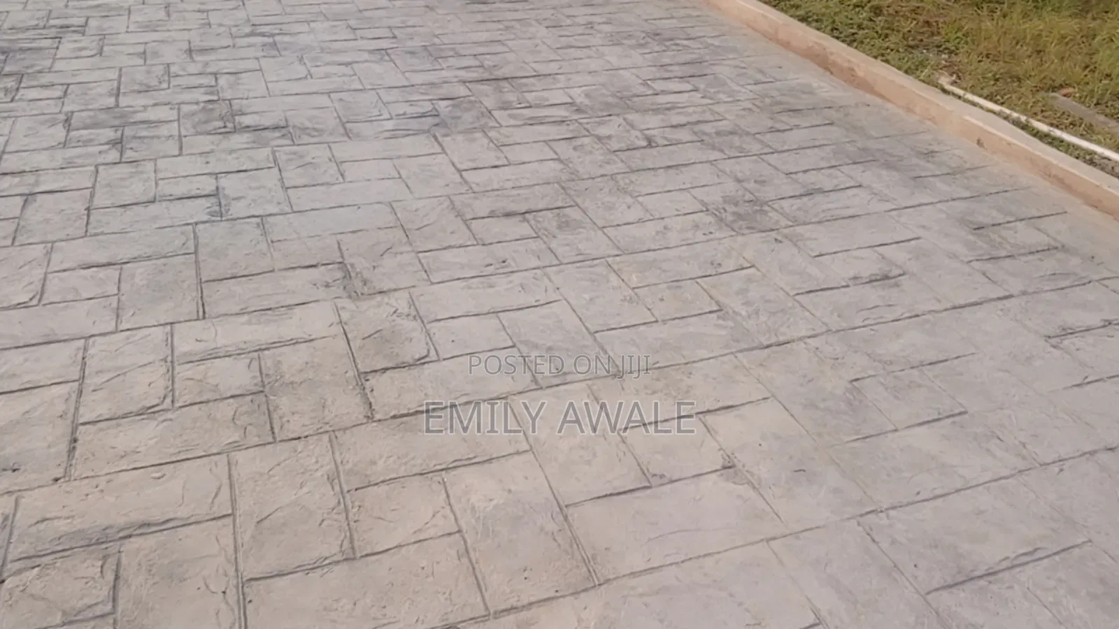 Concrete and Stamp