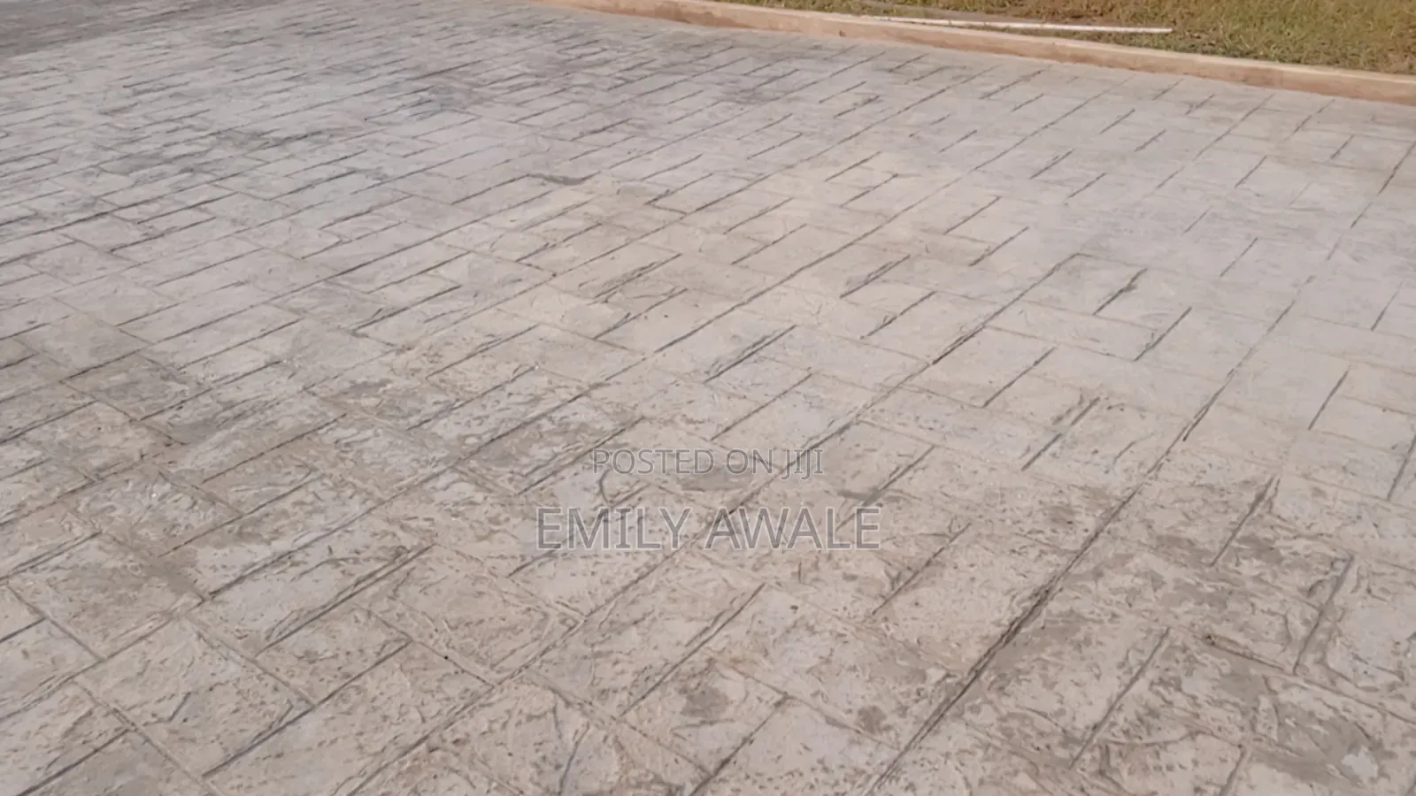 Concrete and Stamp
