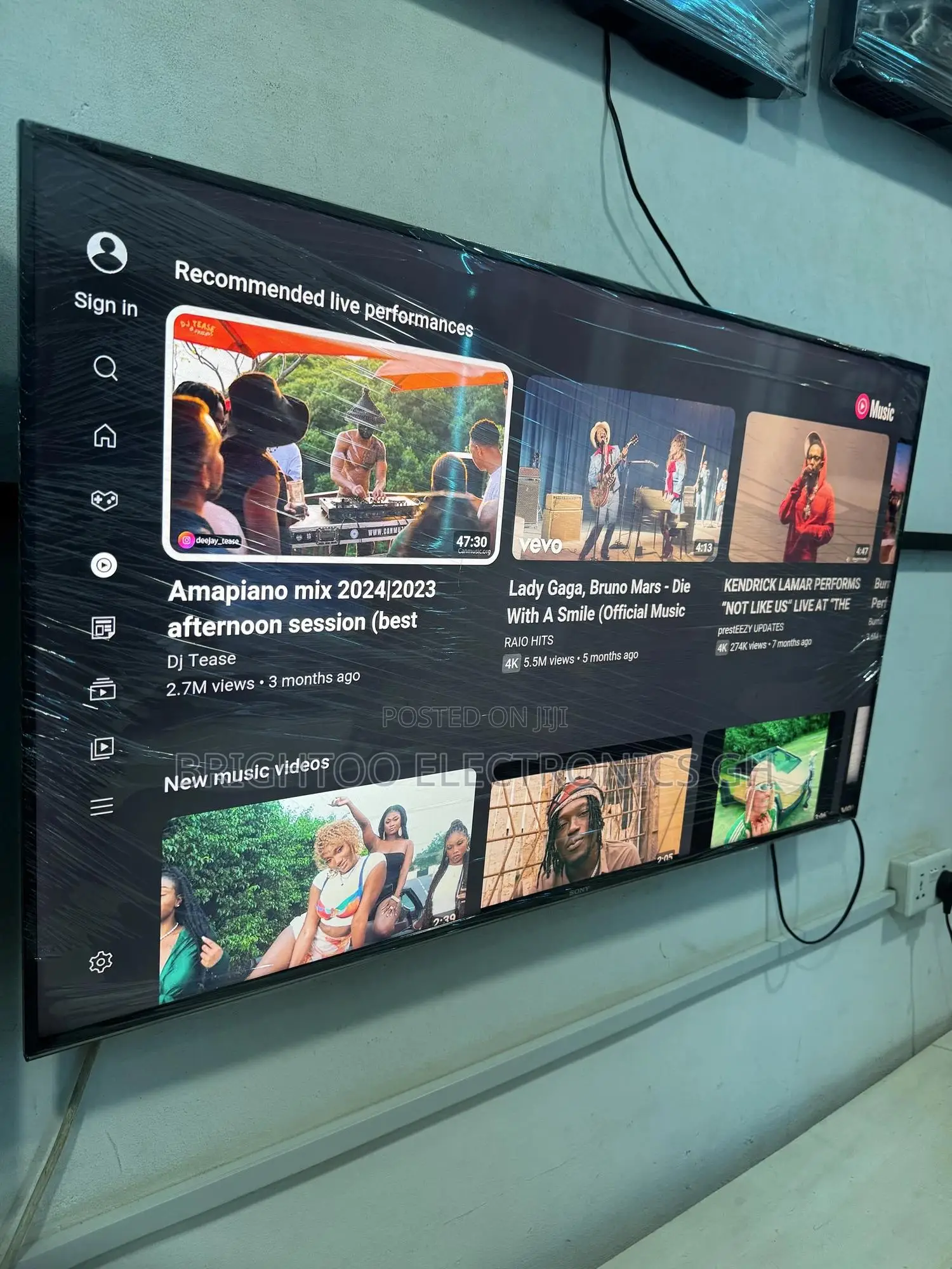 50inches Full Digital Satellite Android Uhd Led Sony Tv