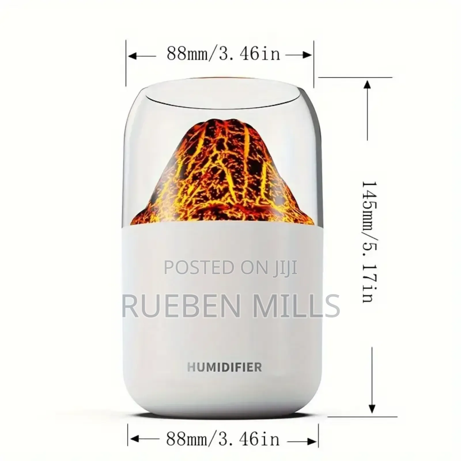 Volcano Shape Diffuser Humidifier With Night Light
