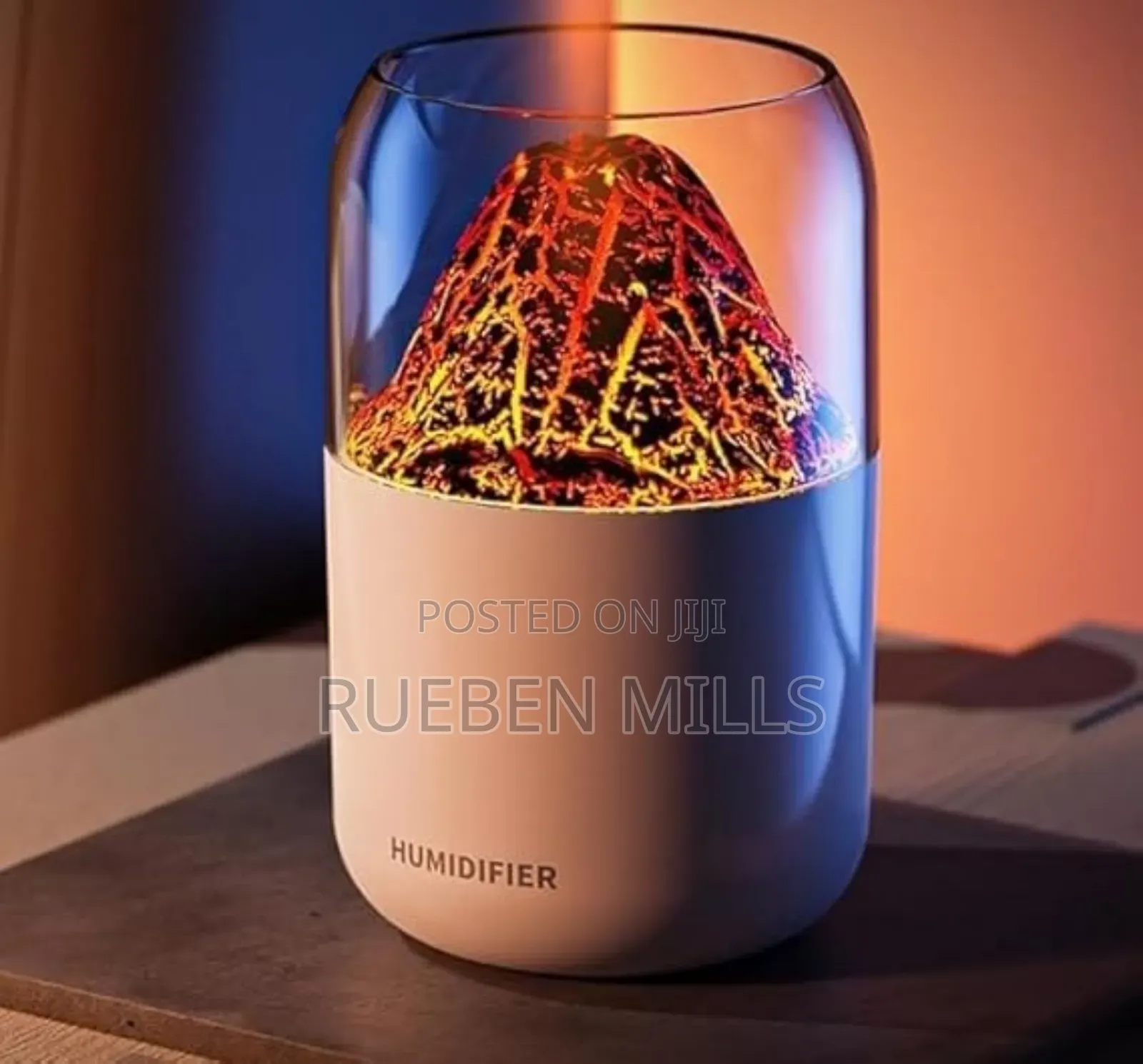 Volcano Shape Diffuser Humidifier With Night Light