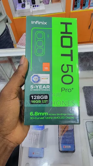 New Infinix Hot 50 Pro+ 4G 128 GB Black