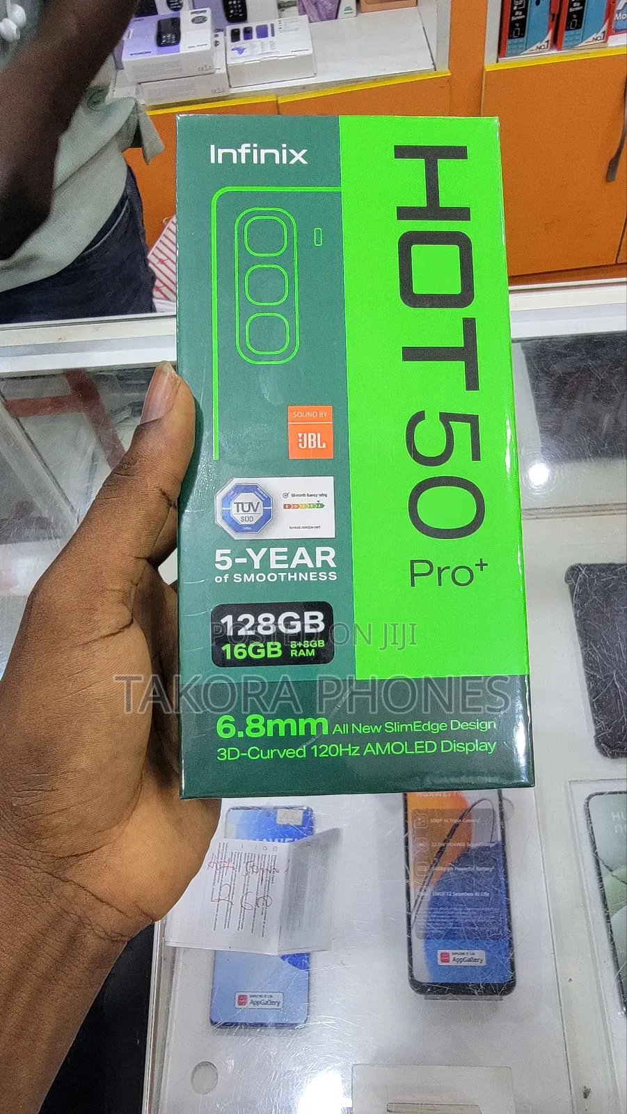 New Infinix Hot 50 Pro+ 4G 128 GB Black