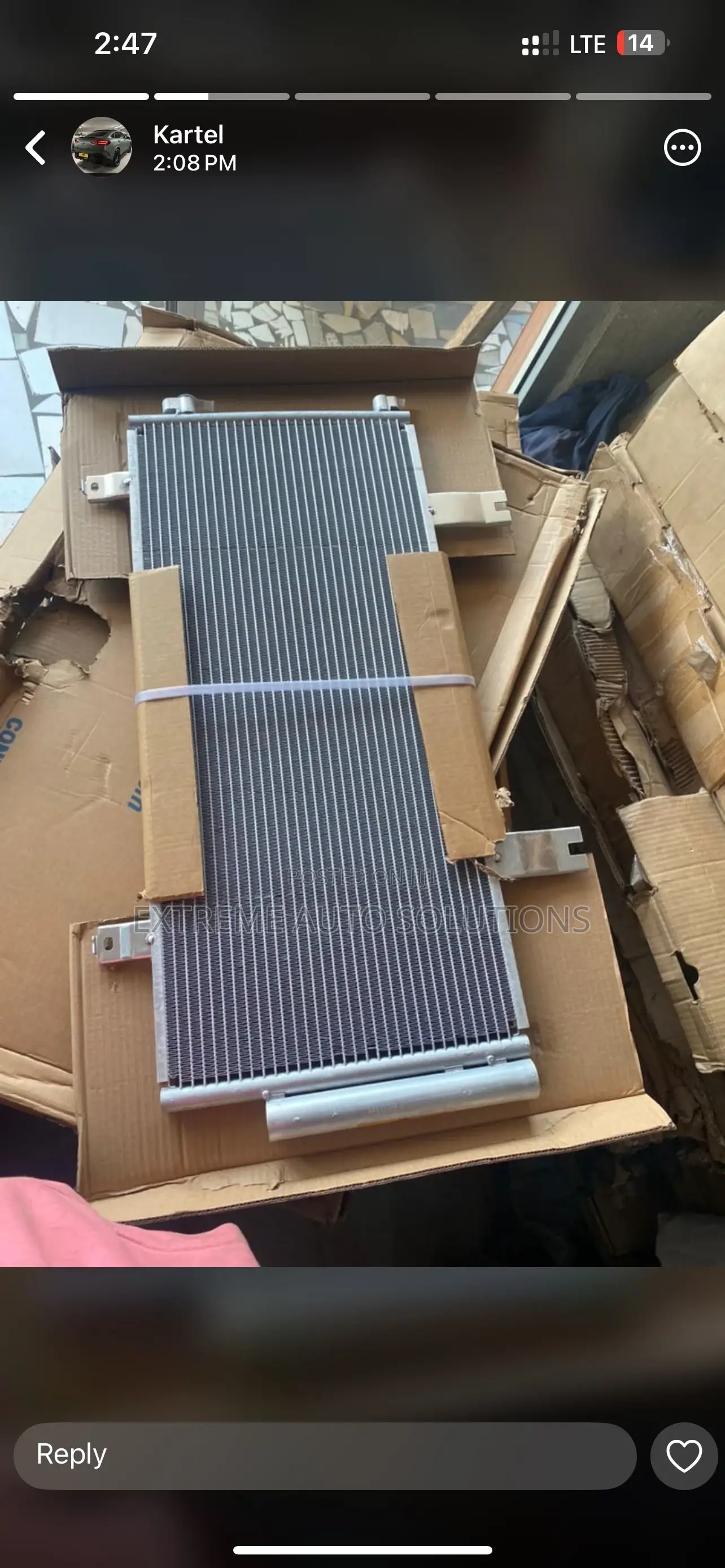 Honda Civic 2019 Condenser