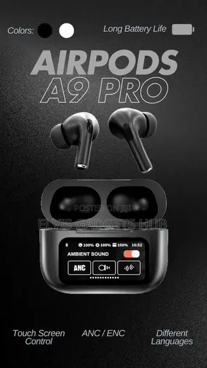 Airpods_pro A9 Anc/Enc Dauble Dark Noise Reduction