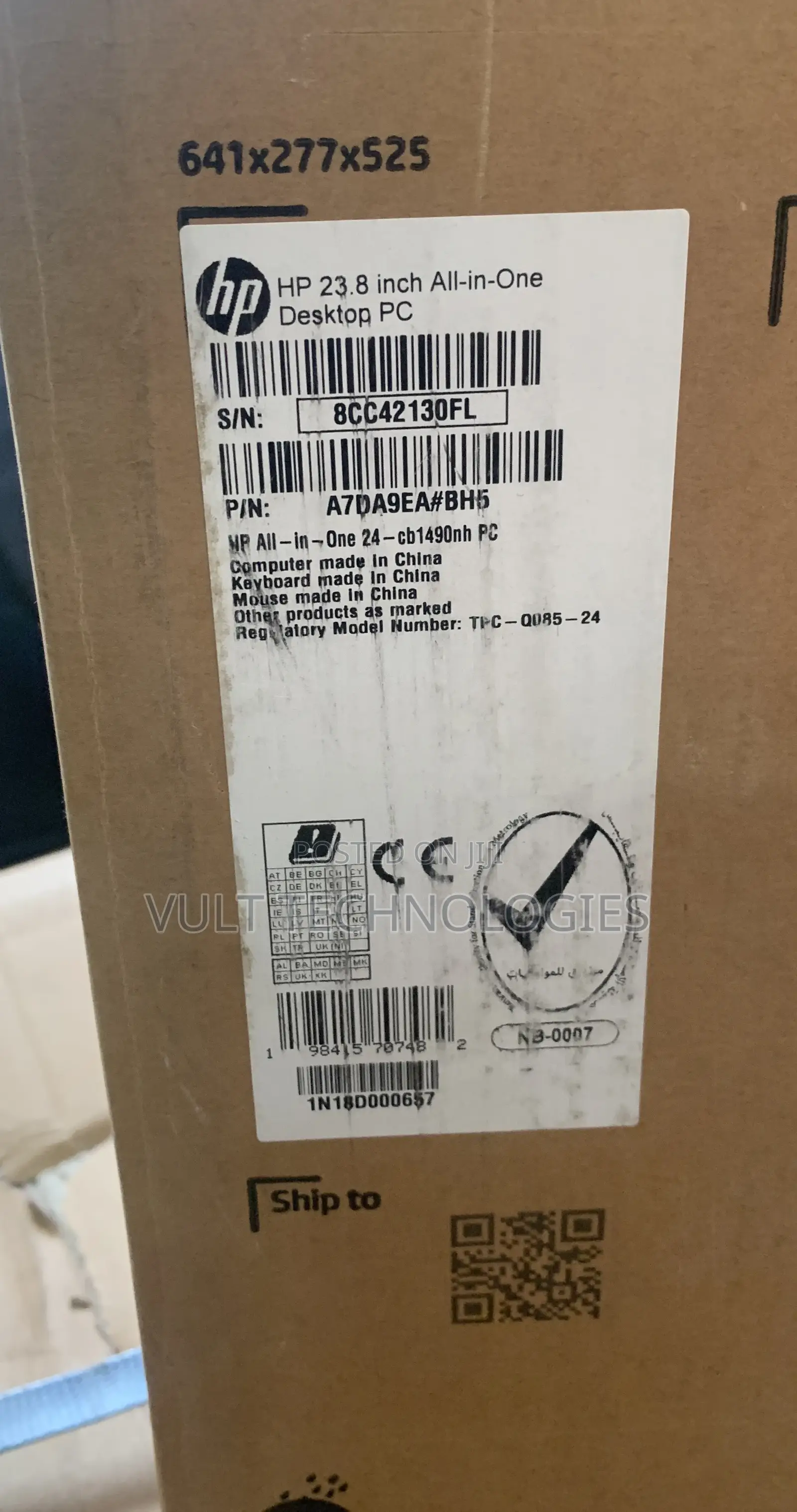 New Desktop Computer HP AiO 24 8GB Intel Core I5 SSD 512GB