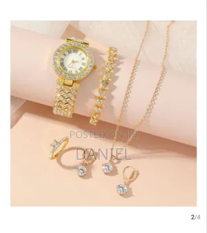 Women's Gold Gift Set Jewelries
