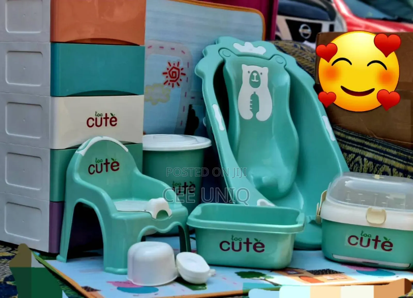 Baby Bath Set With Drawer