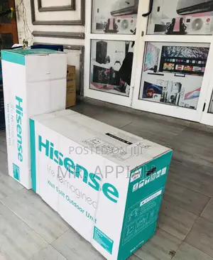 Authentic Hisence 2.5hp Ac(R410)With White Panel.