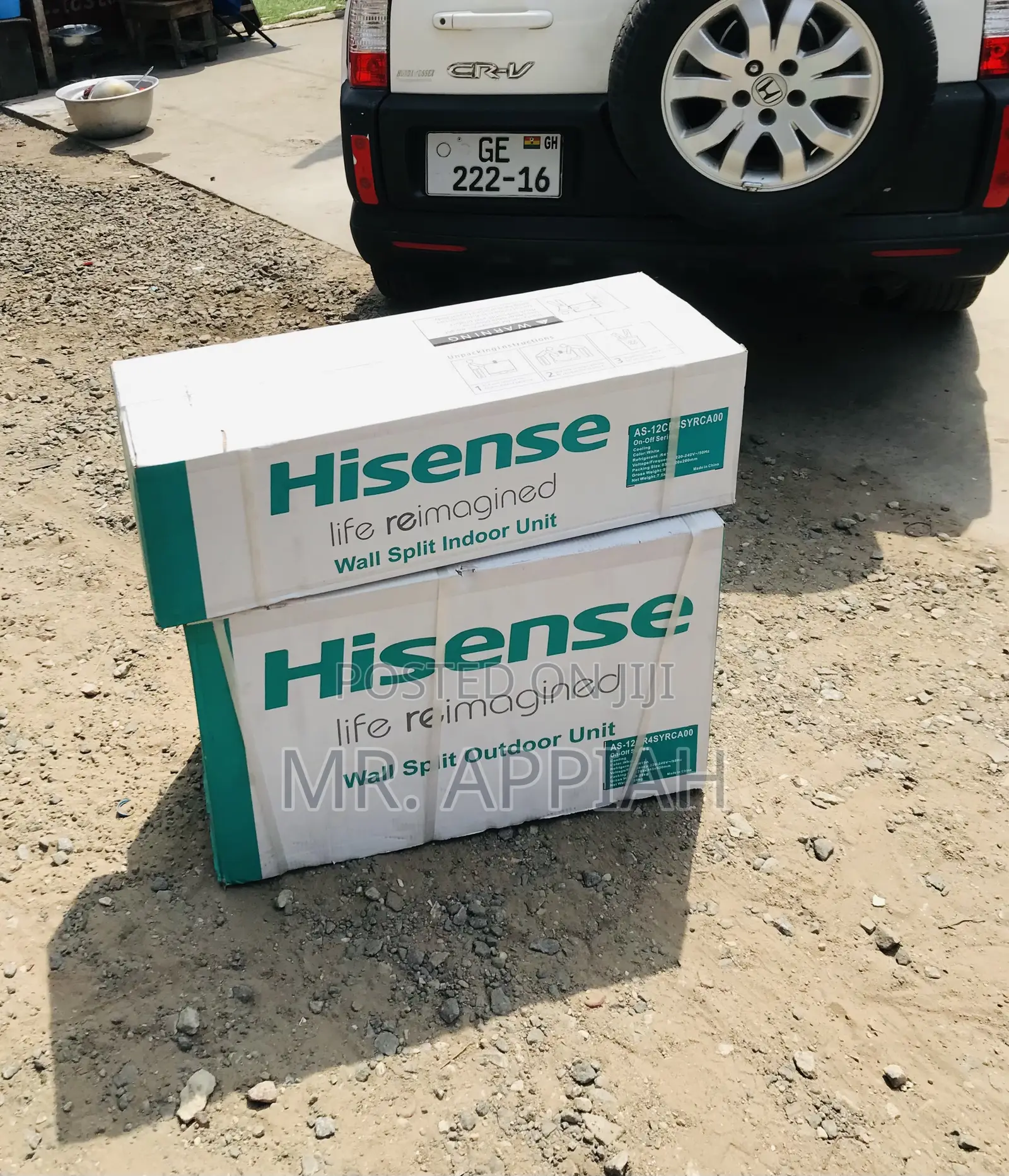Original Hisense 1.5hp Non Inverter Ac With White Panel.